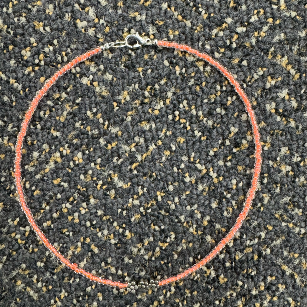 Western beaded choker necklace
